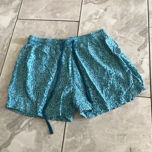 ❤️3X20 SERRA Women Paisley’s Print Rayon Blue Pjs Bottom | M